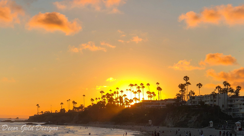 Laguna Beach travel guide beautiful main beach sunset