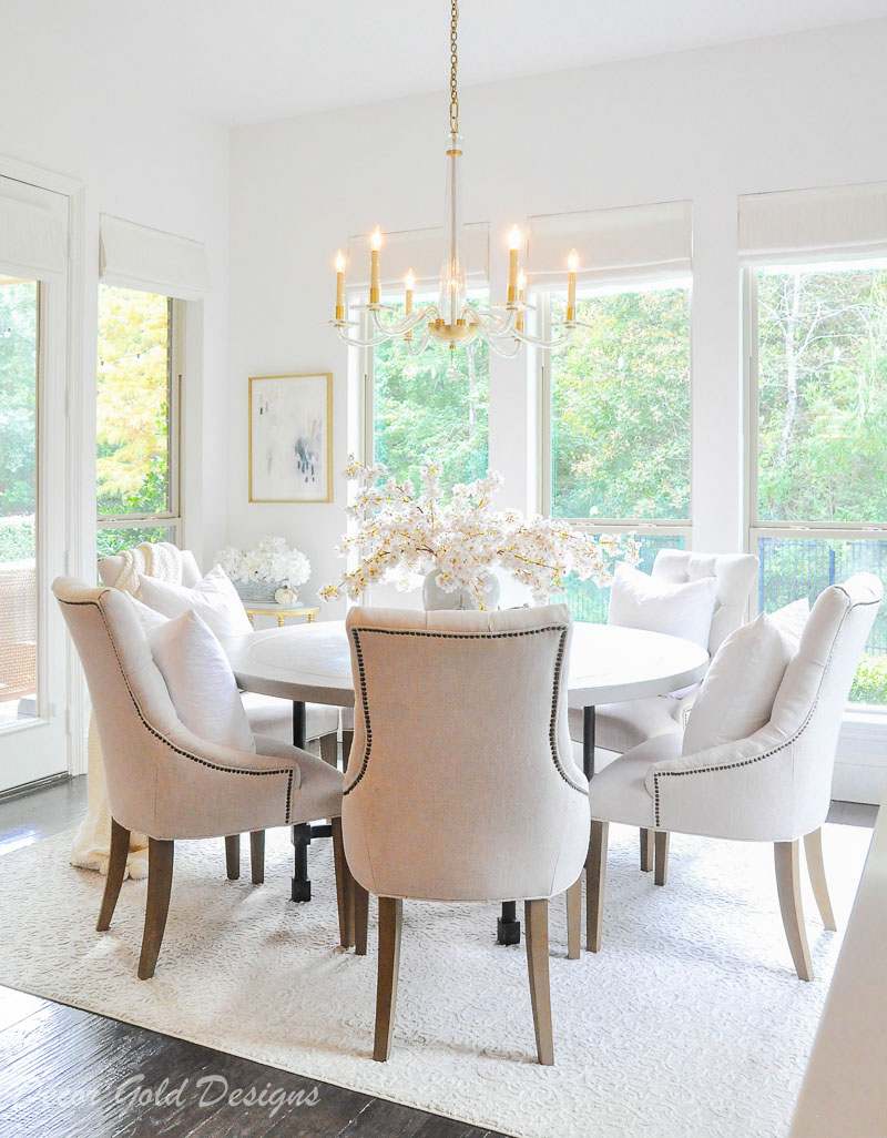 fall home tour styled breakfast nook