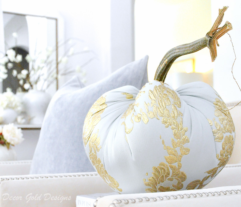 fall home tour elegant specialty pumpkin