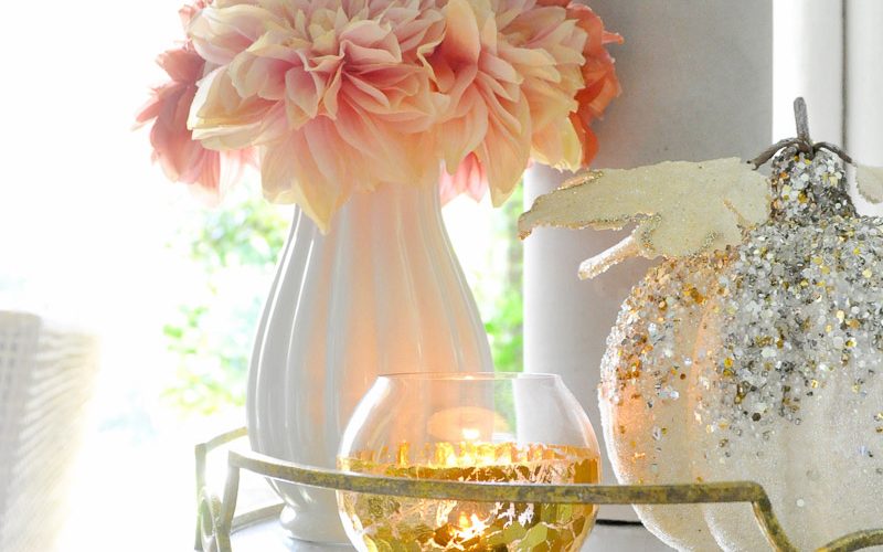 Gold trays votives beautiful home decor accents