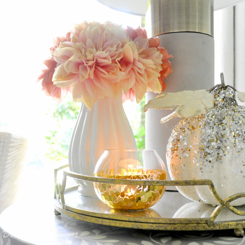 Gold trays votives beautiful home decor accents