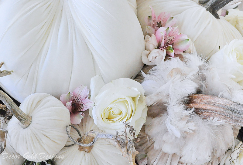 Fall tabletop styling beautiful centerpiece details