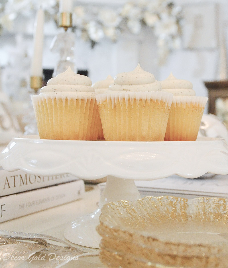 Beautiful white cake stand