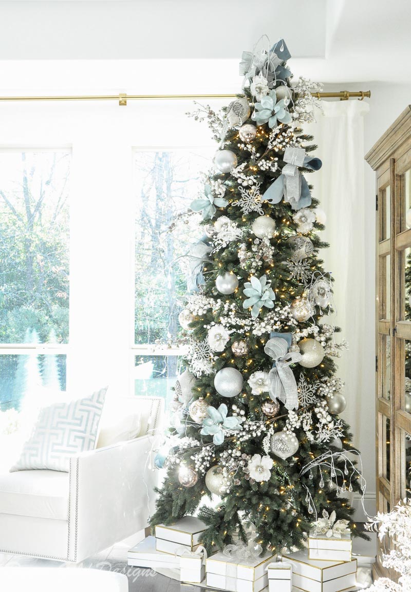 Christmas bedroom elegant tree