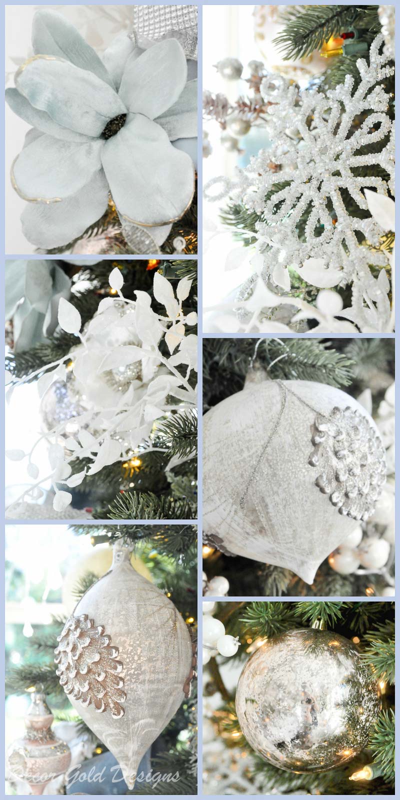 Christmas bedroom tree ornaments 