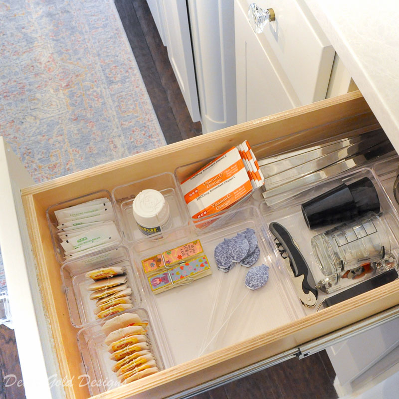 Kitchen organization project small drawer 