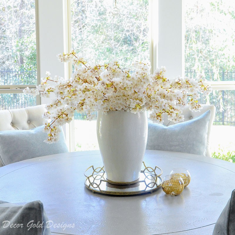 Winter home tour cozy inviting home breakfast room centerpiece