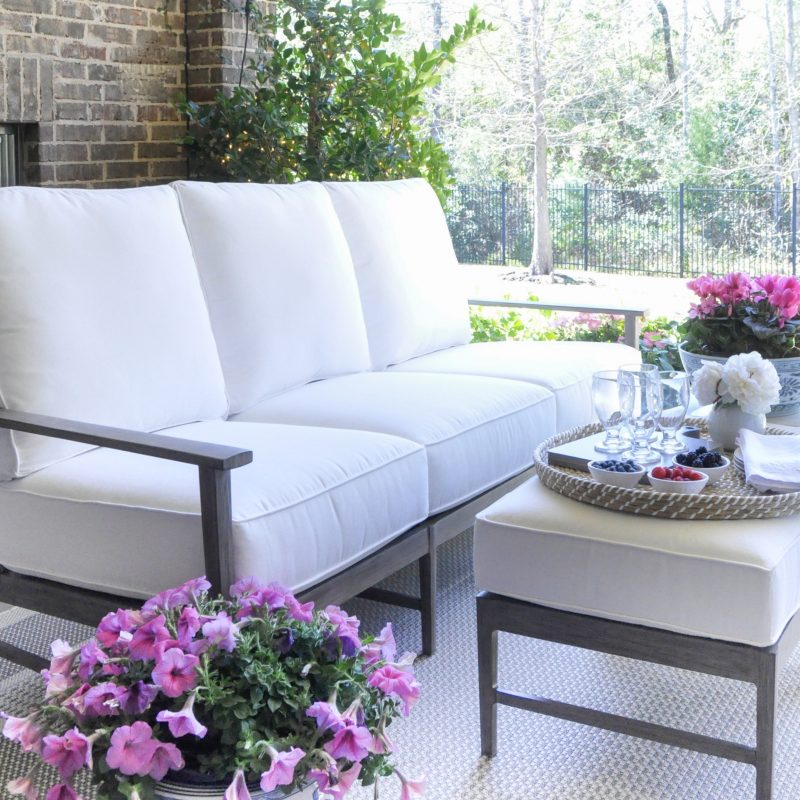 Spring-Ready Patio with Bassett Furniture