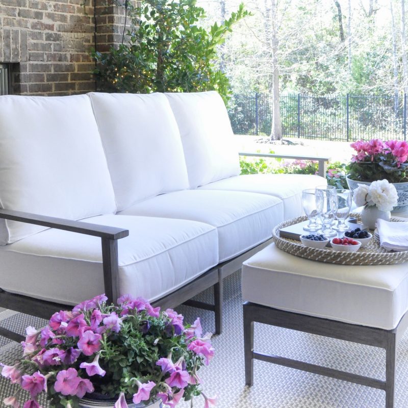 Spring-Ready Patio with Bassett Furniture - Decor Gold Designs