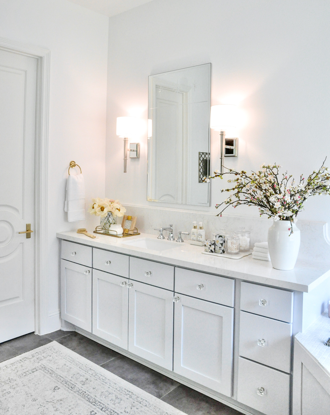 Master bathroom bright beautiful reveal 