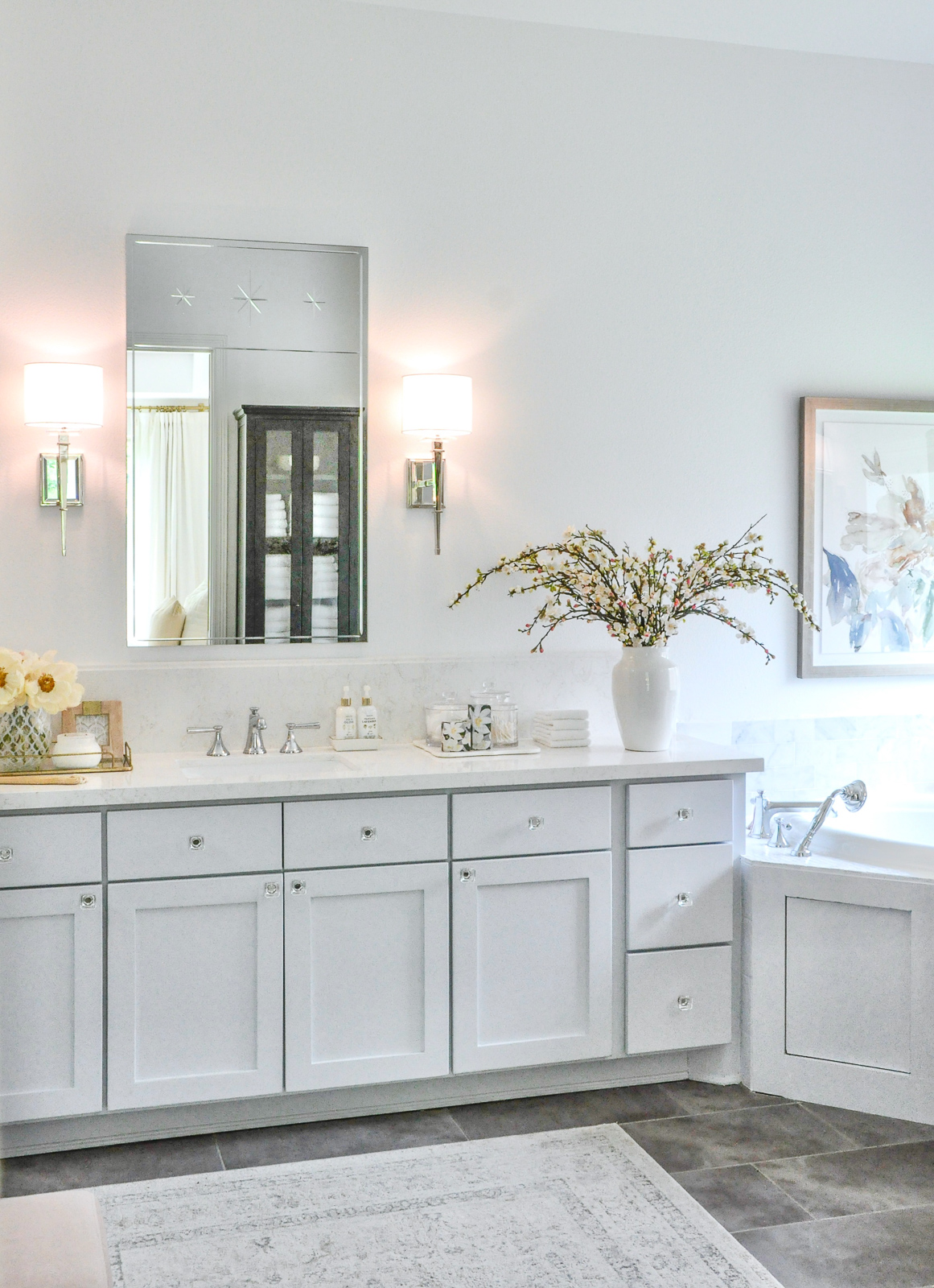 Master bathroom bright beautiful reveal 