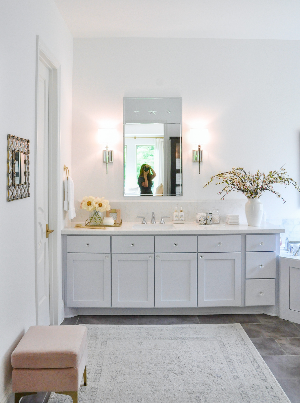 Master bathroom bright beautiful reveal