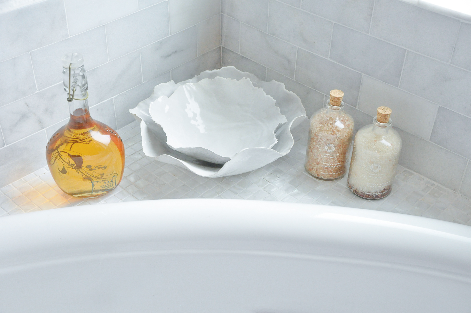 Master bathroom reveal tile