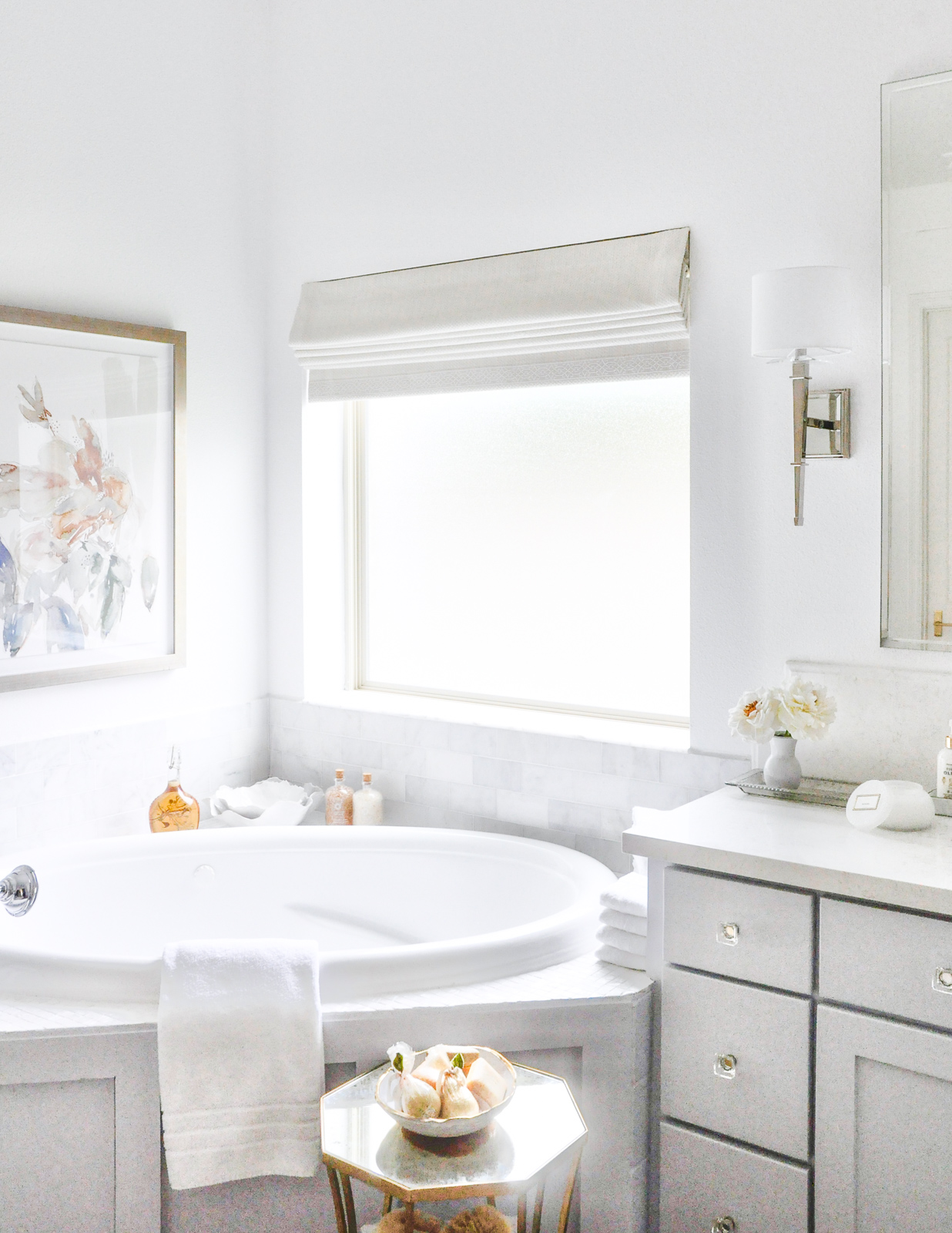 Master bathroom bright beautiful reveal