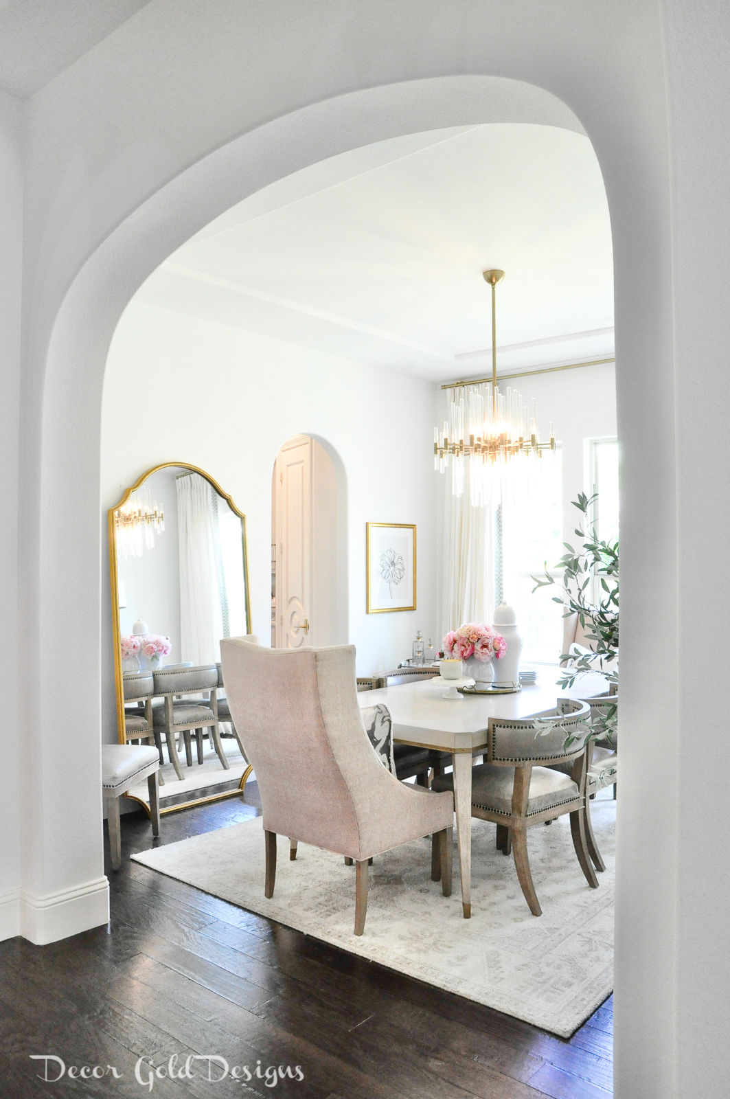 Summer home tour dining room