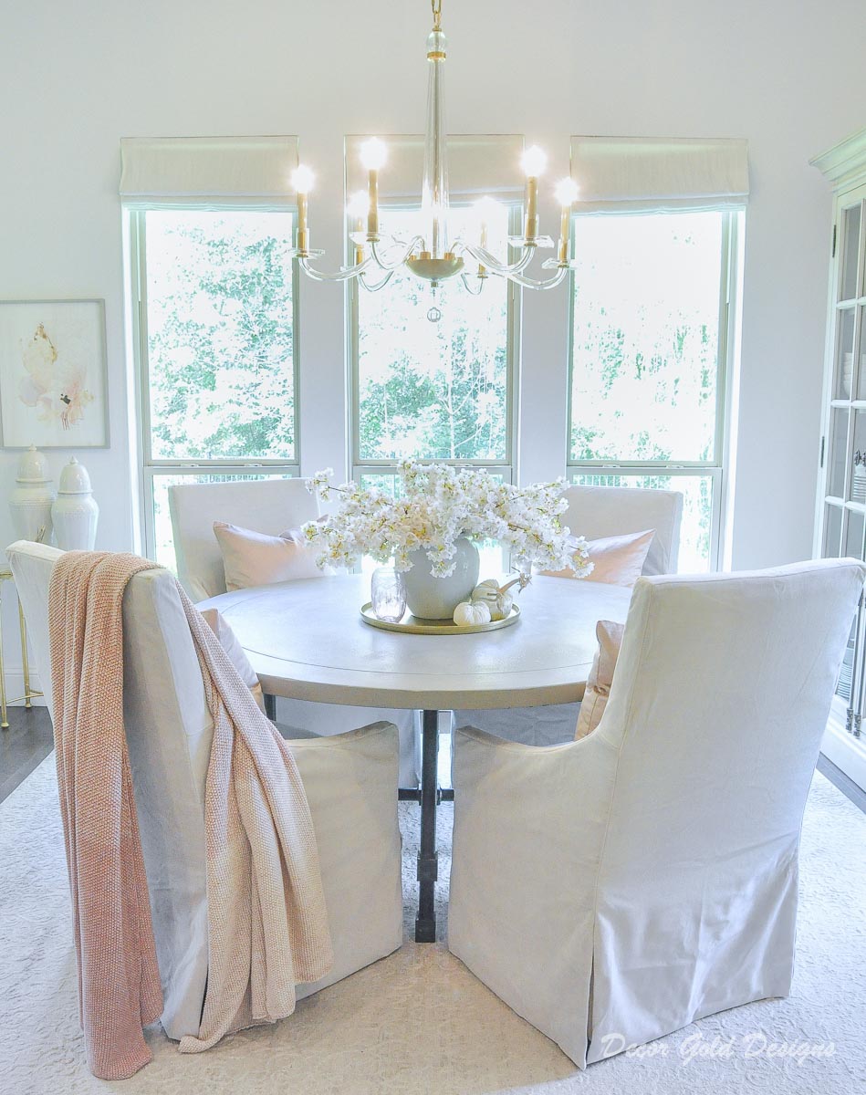 Fall white gold home tour