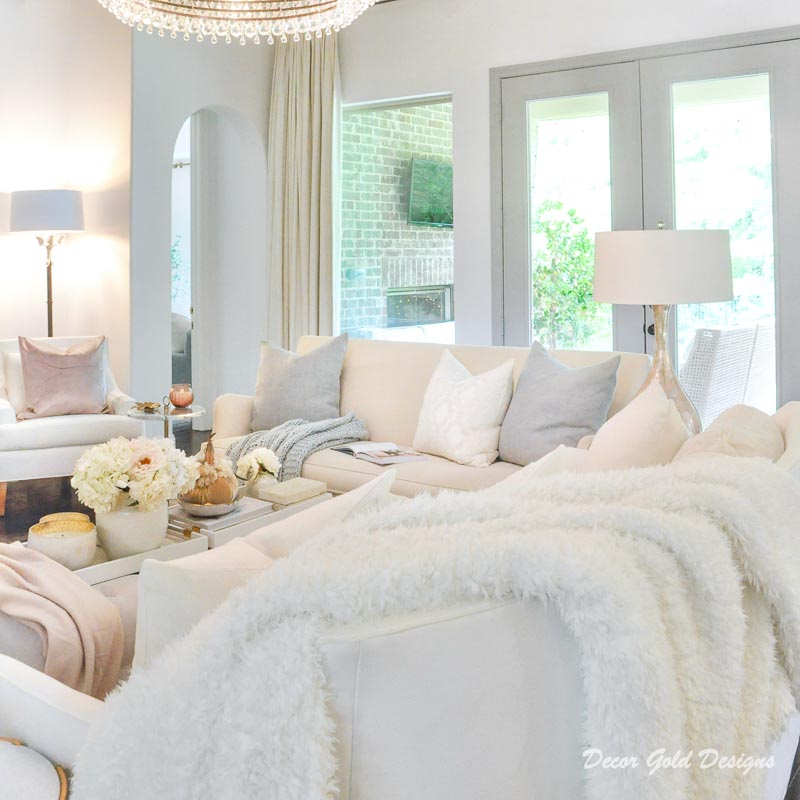 Fall Home Tour - Living Room - Decor Gold Designs