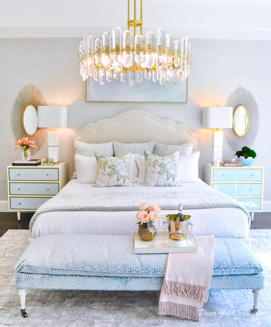 Southern glam master bedroom reveal