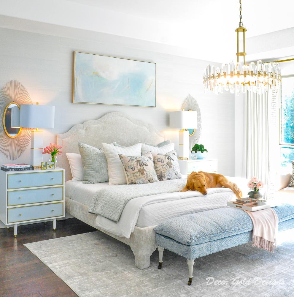 Southern glam master bedroom reveal