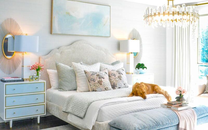 Southern glam master bedroom reveal