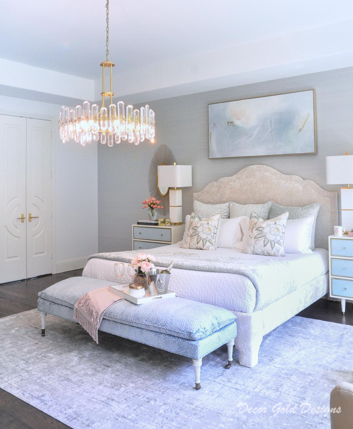 Southern glam master bedroom reveal