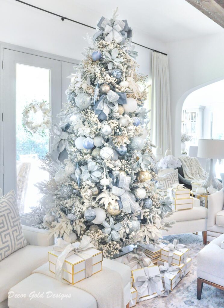 Christmas tree living room