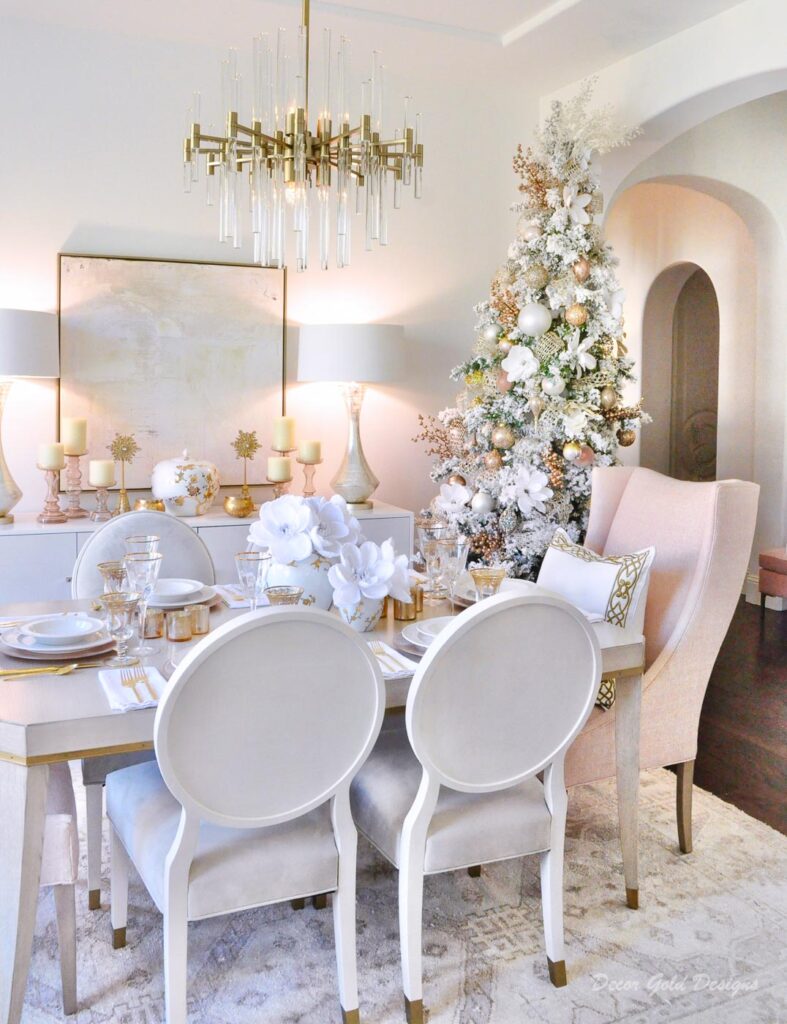 Christmas dining room