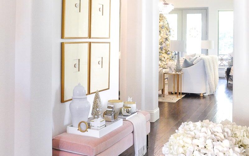 Christmas entryway