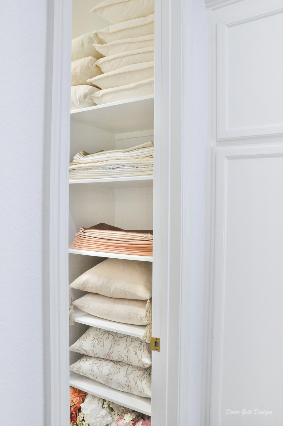 Entertaining closet organization