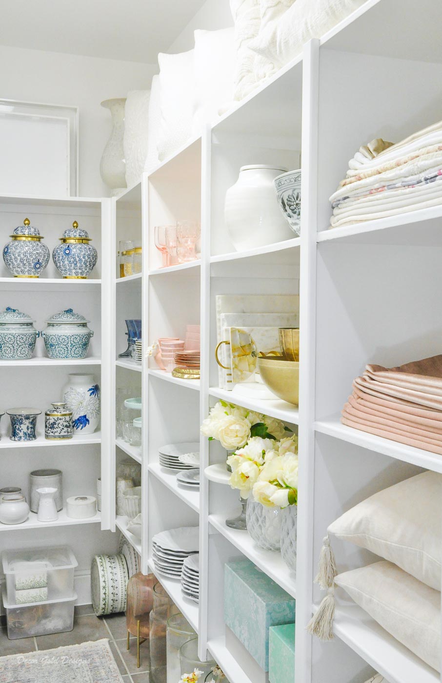 Beautiful entertaining closet