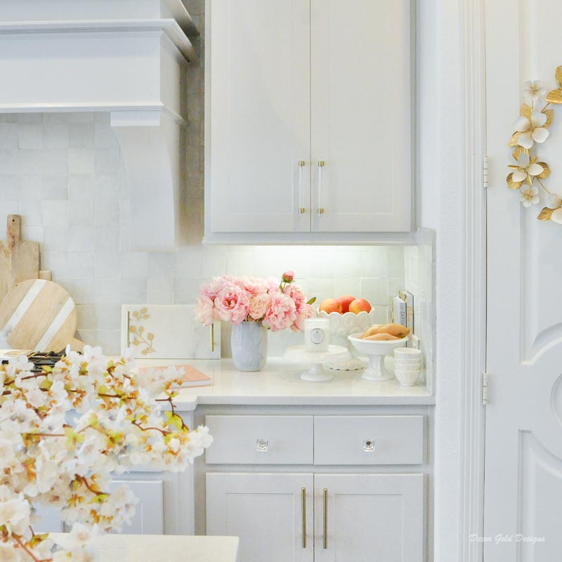 Spring home tour kitchen beautiful spring decor 