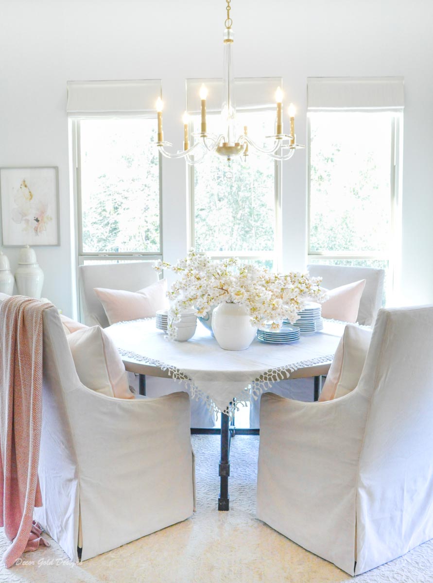 Spring home tour breakfast room