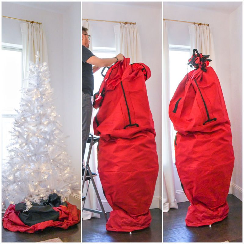 Christmas storage tips tree bag