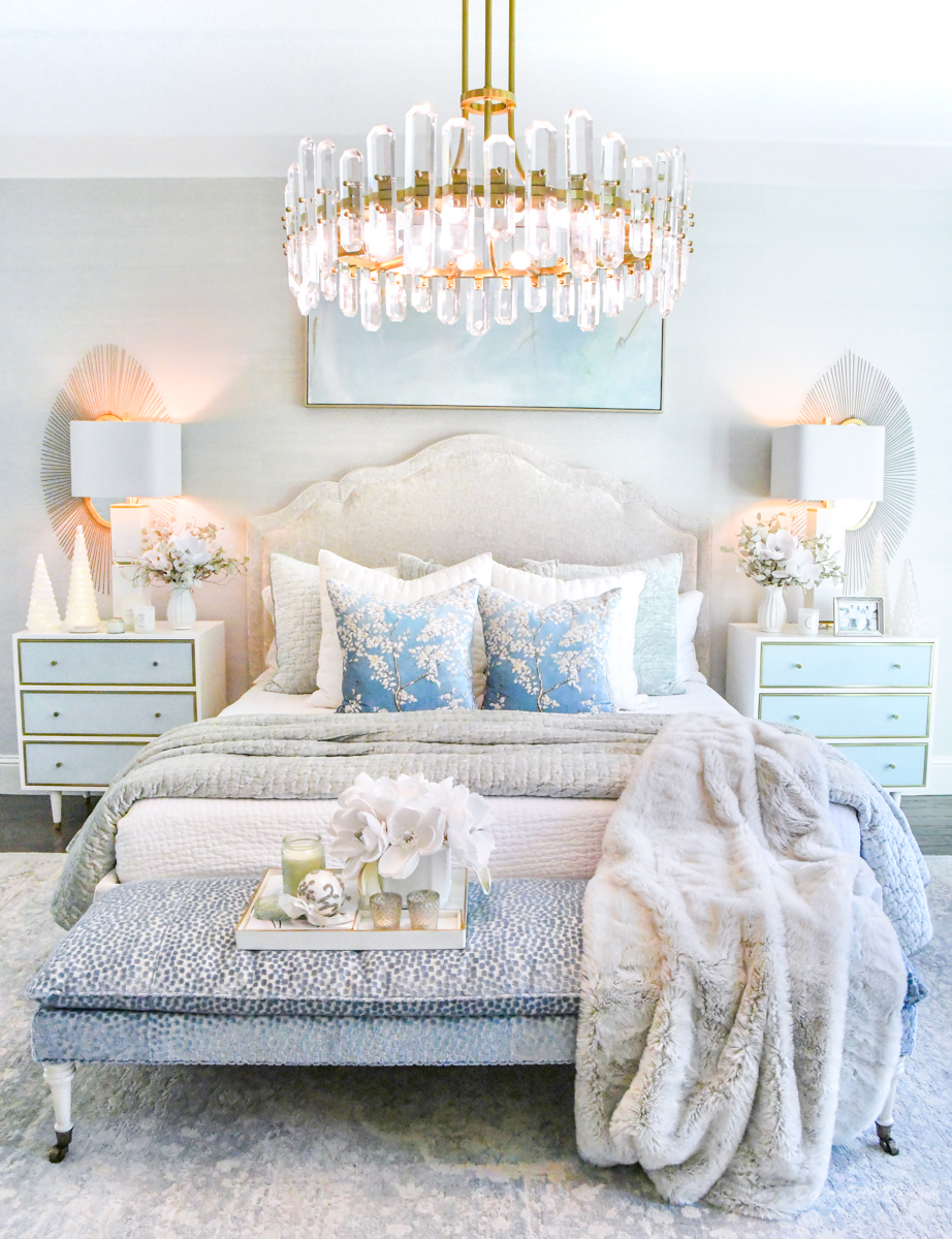 Christmas Bedroom in Shades of Green Decor Gold Designs