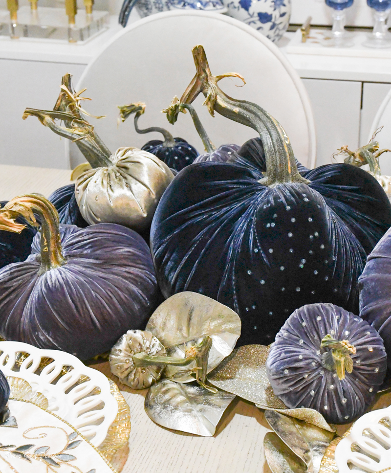 Beautiful Blue Pumpkins Fall