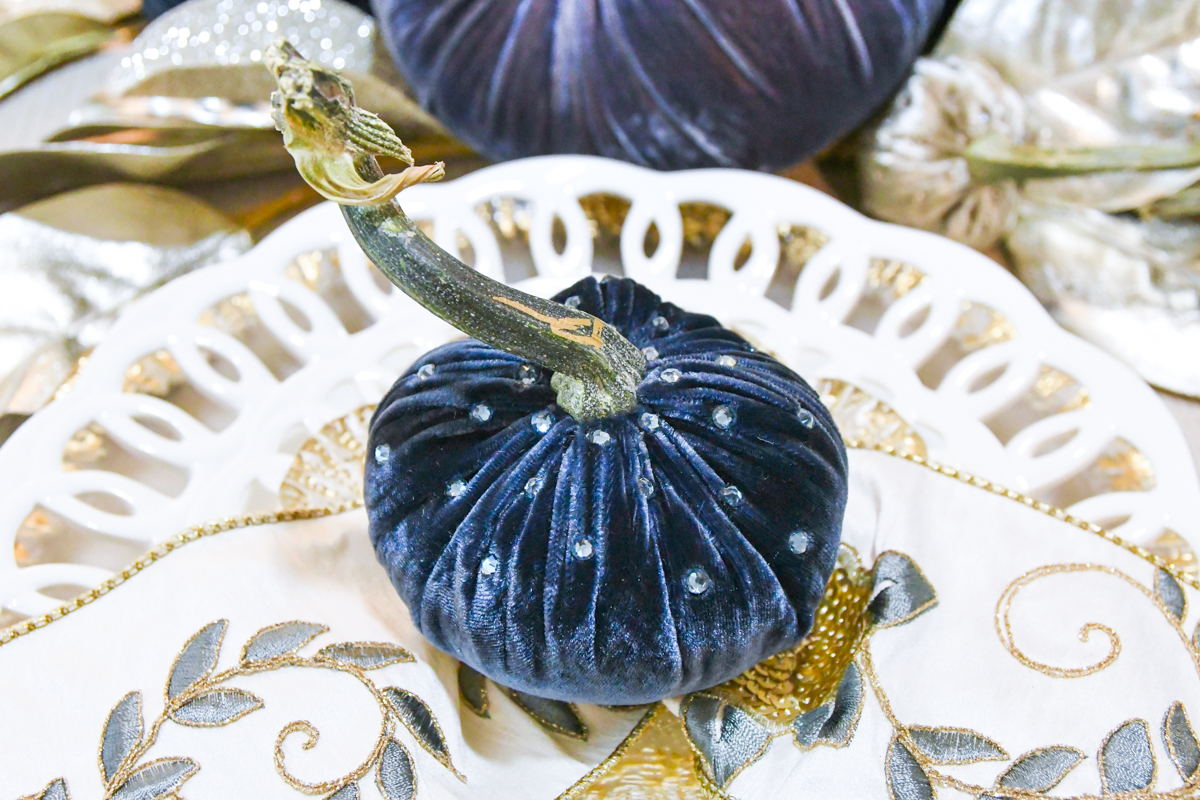 Beautiful Blue Pumpkins Fall