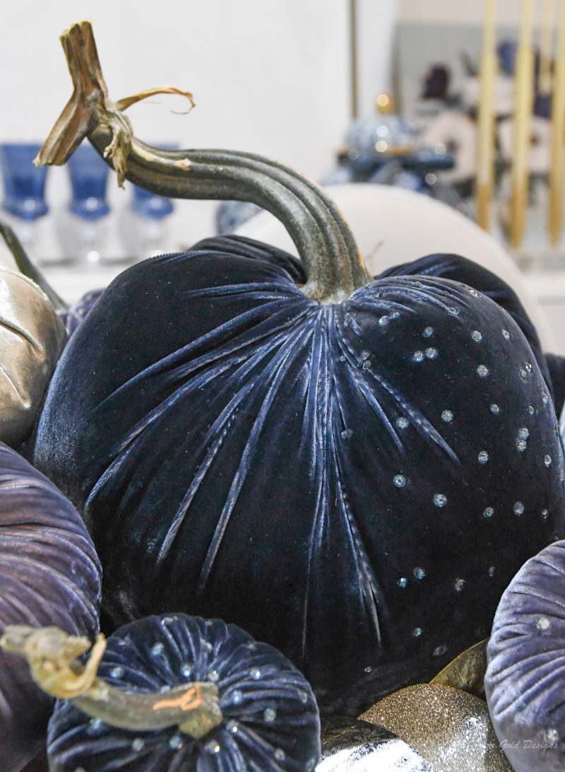 Beautiful Blue Pumpkins Fall