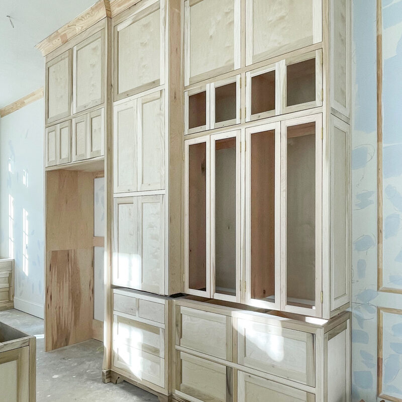 New Home Progress – Cabinets