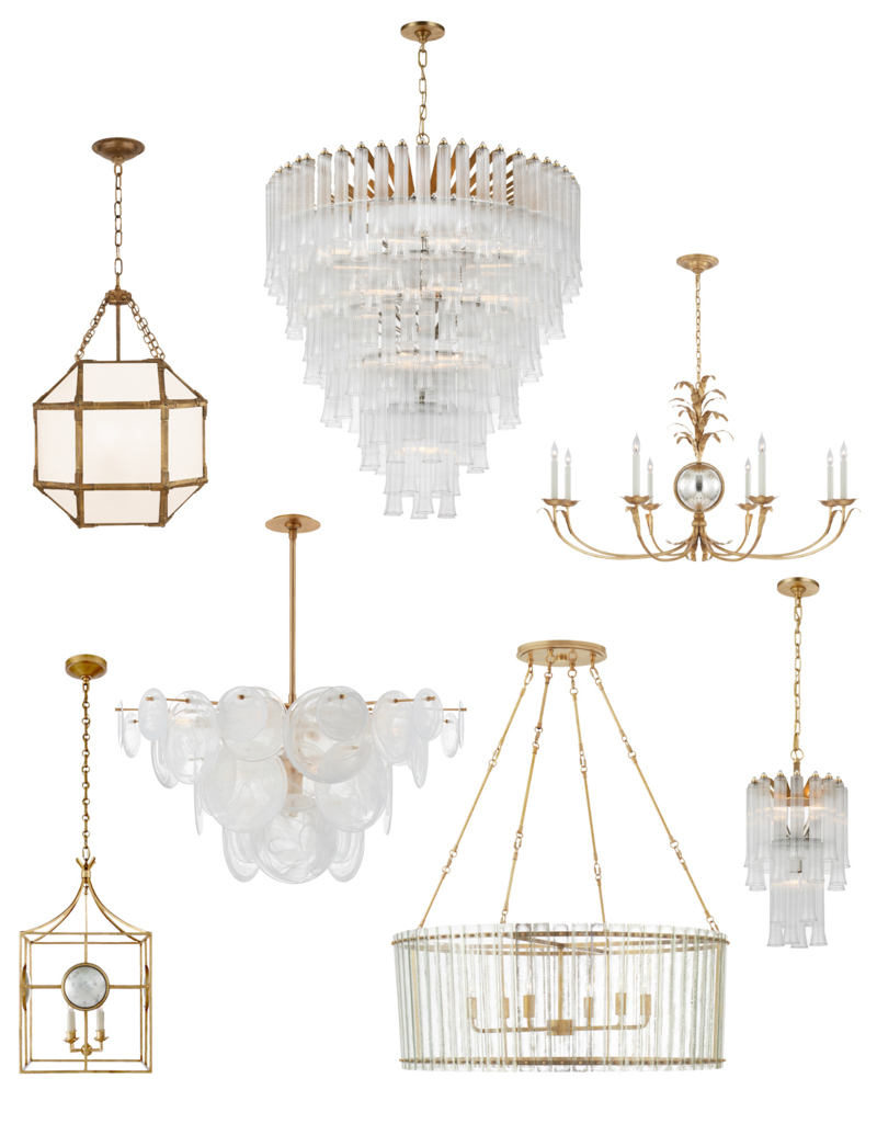 New home progress lighting selections