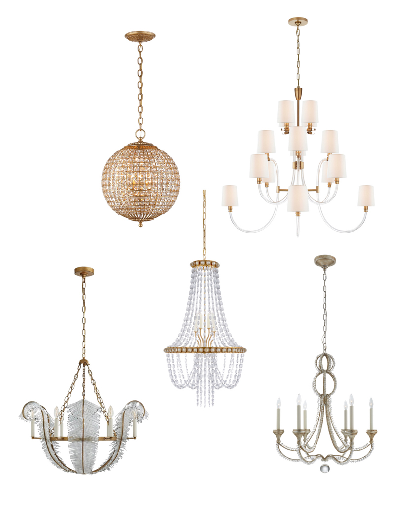 New home progress lighting selections
