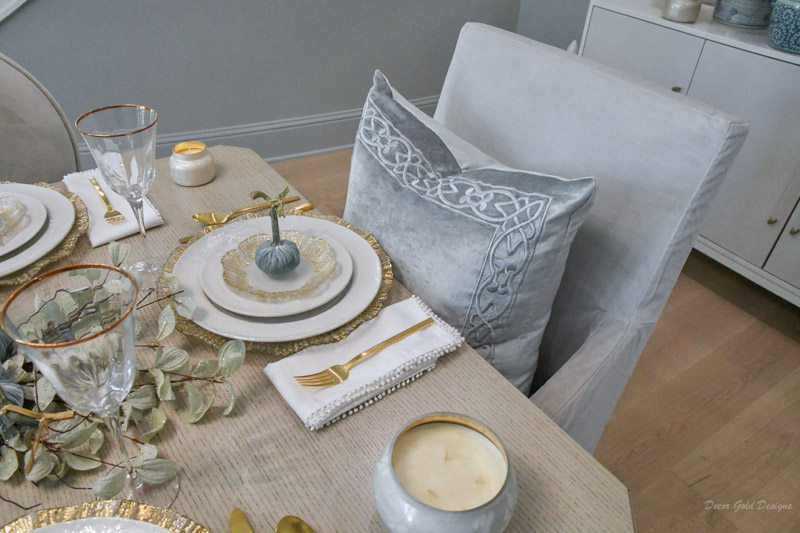 fall dining room shades blue