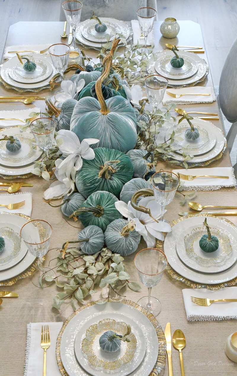 fall dining room shades blue