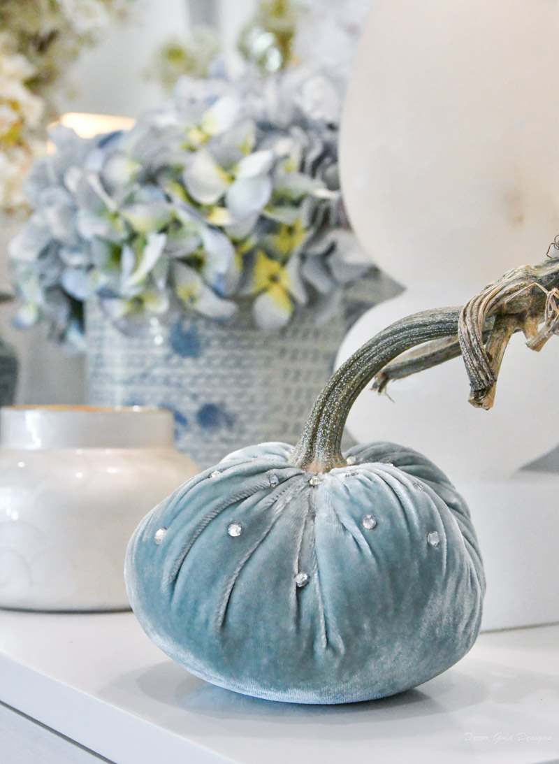 fall dining room shades blue