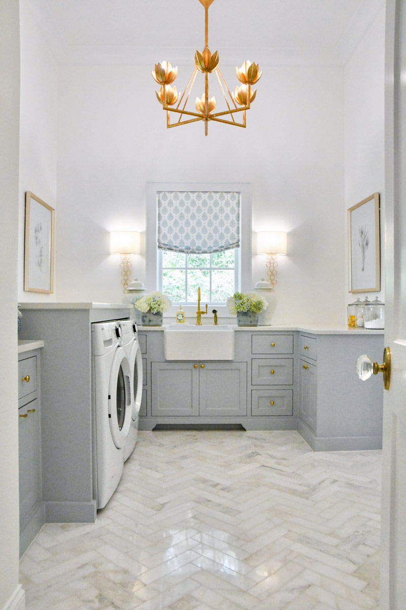 bright charming utility room reveal