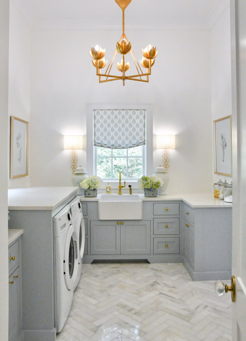 Beautiful bright utility room reveal