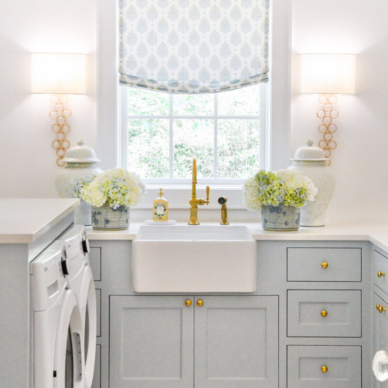 Bright + Charming Utility Room Reveal