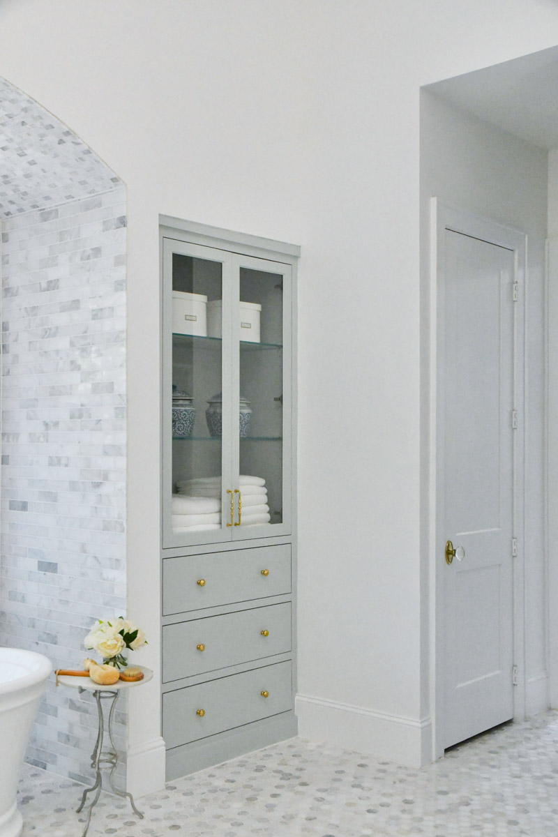 new home primary bathroom built-ins