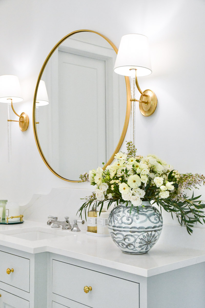 new home primary bathroom mirror