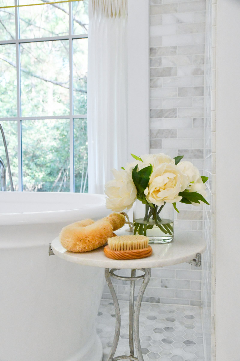 new home primary bathroom decor