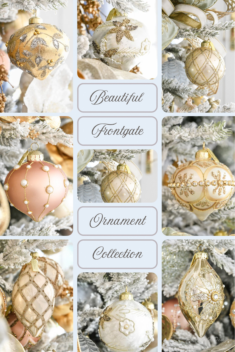 gold christmas tree ornaments
